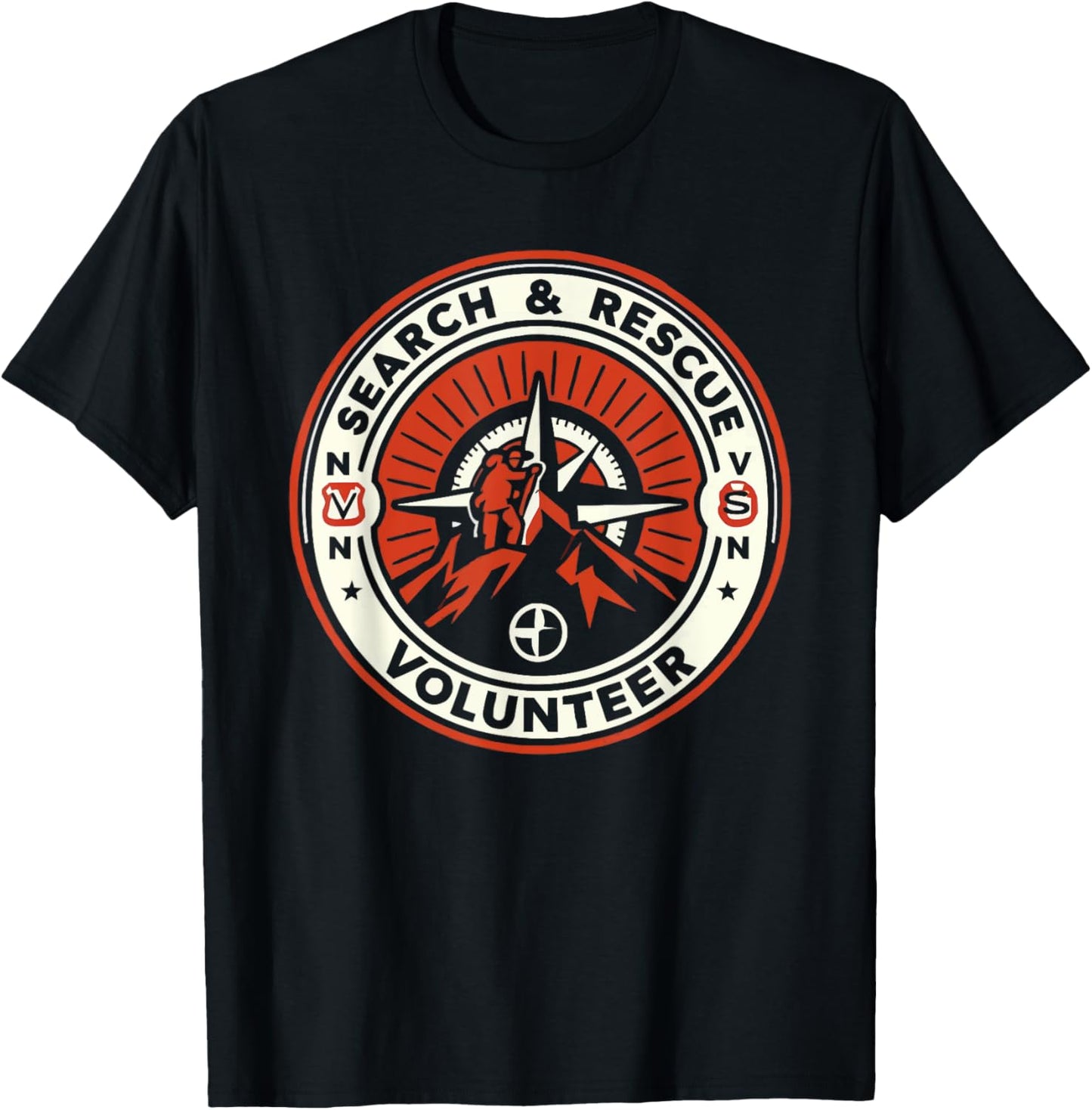 Search And Rescue Team SAR Emergency Response T-Shirt - T-Shirt | Black