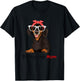 Dachshund Mom Bandana Dachshund Dog T-Shirt - T-Shirt | Black