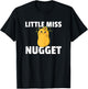 Chicken Nugget Gift Girls Funny Chicken Nuggs T-Shirt - T-Shirt | Black