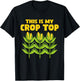 Funny Crop Farming Corn Corn Cob T-Shirt - T-Shirt | Black