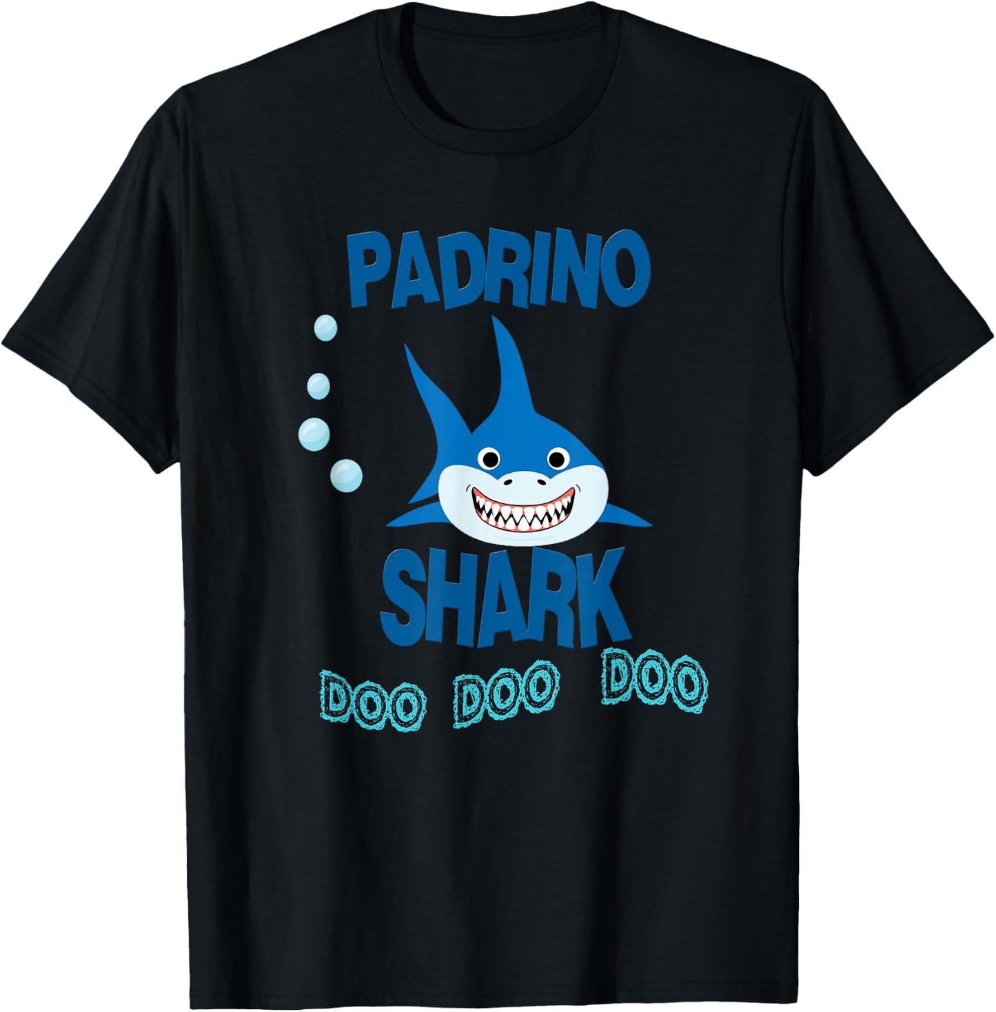 Padrino Shark Gift Grandpa - Camisa de Regalo Padrino T-Shirt - T-Shirt | Black