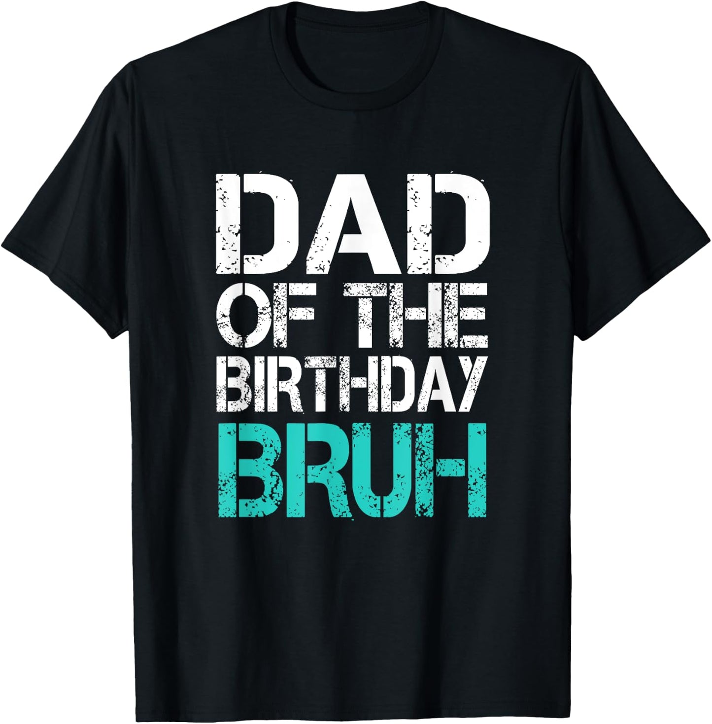 Dad of the Birthday Boy Bruh Dude Cool Party Father Son T-Shirt - T-Shirt | Black
