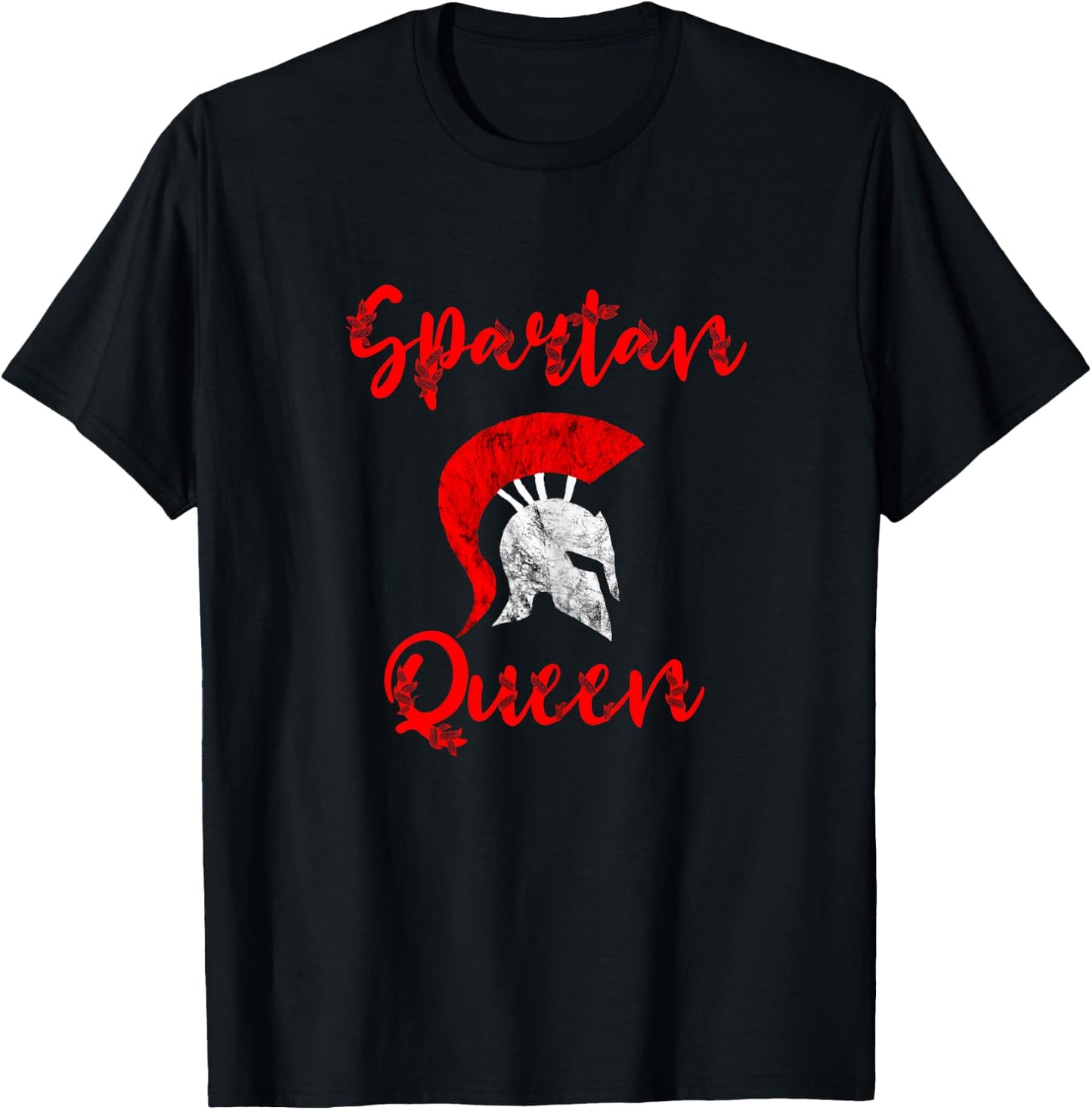 Spartan Queen Gladiators Queen Spartan Soldiers Helmet T-Shirt - T-Shirt | Black