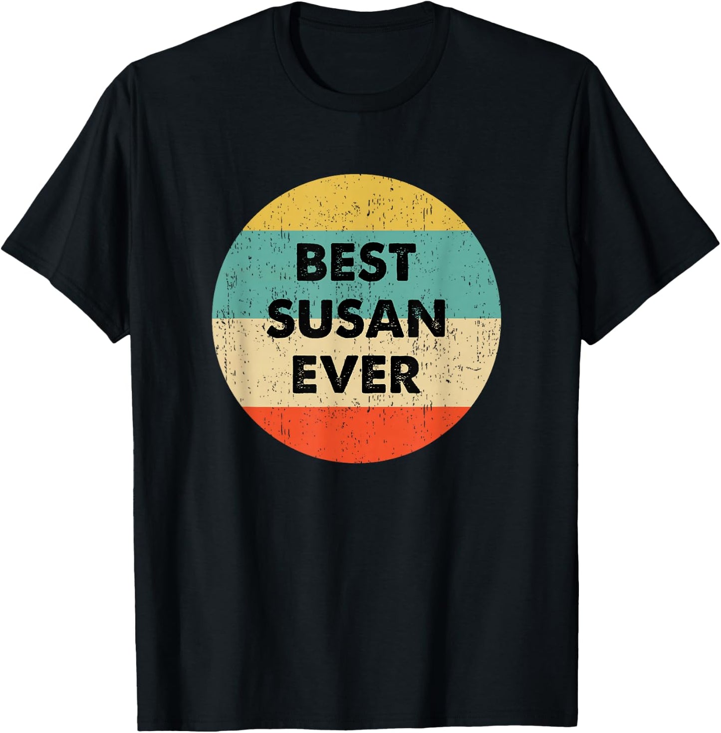 Susan Name T-Shirt - T-Shirt | Black