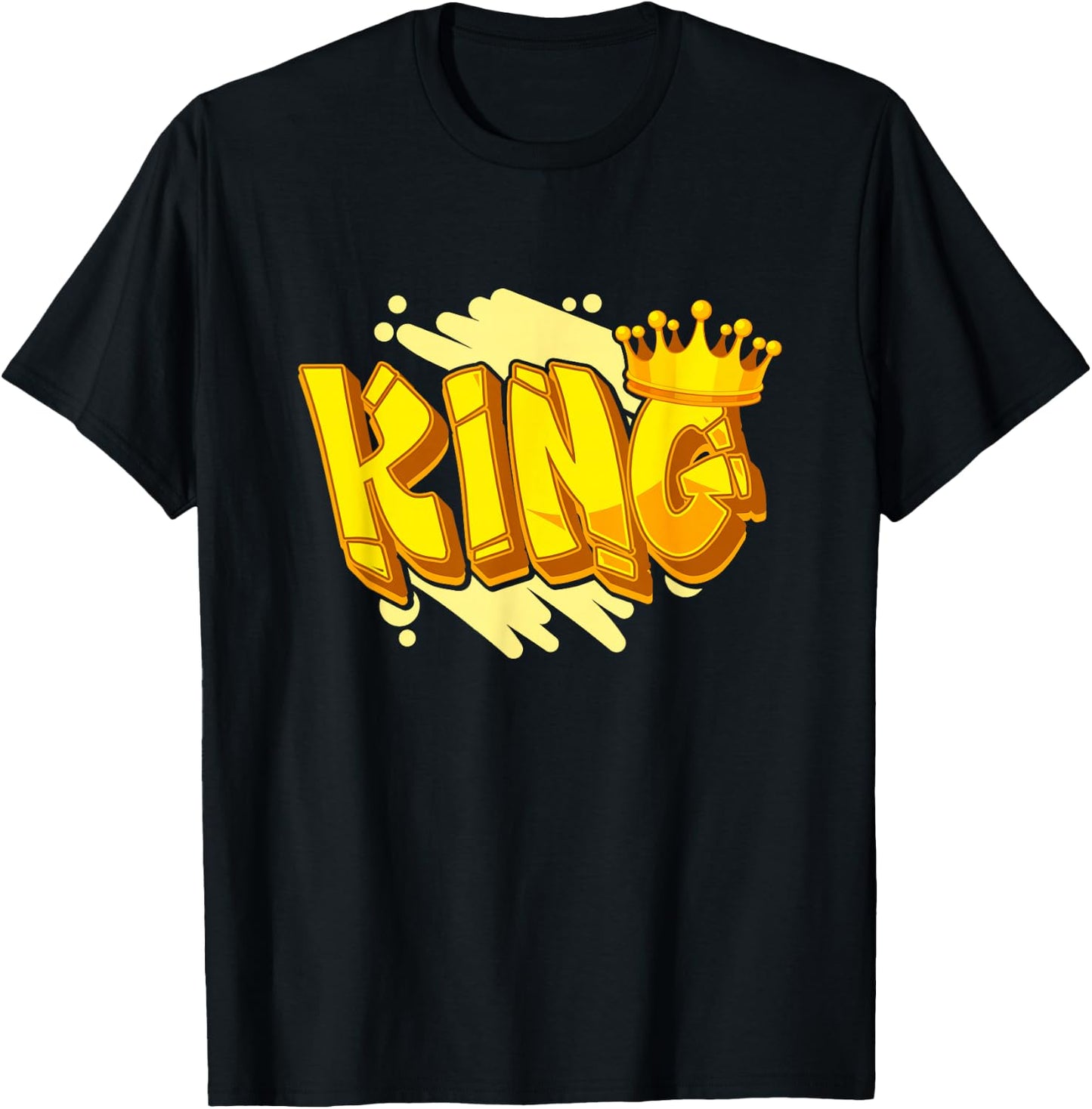 King | Graffiti Street Art | Graffiti Artist T-Shirt - T-Shirt | Black