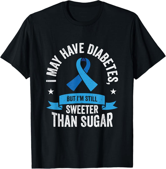 Diabetic Pancreas Diabetes Awareness Type 1 T1D Type 2 T2D T-Shirt - T-Shirt | Black
