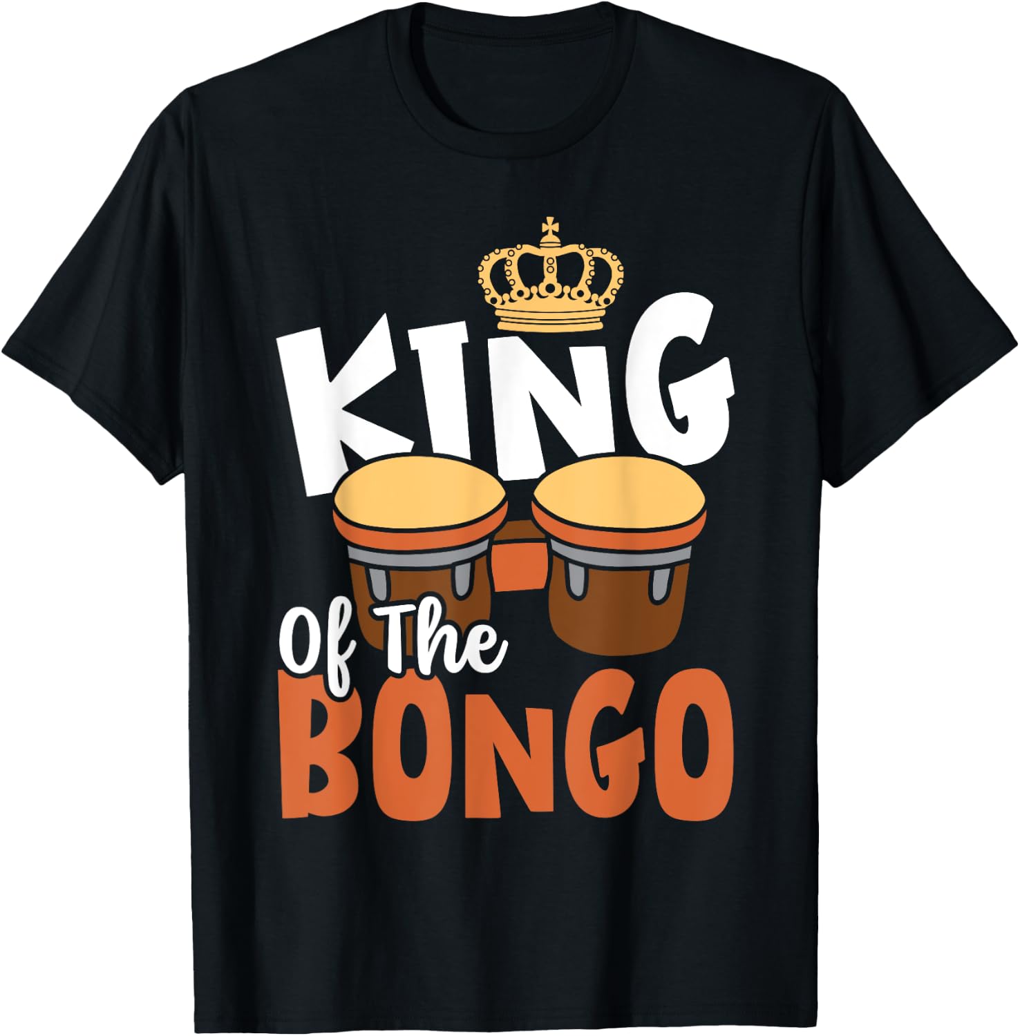 King Of The Bongo T-Shirt - T-Shirt | Black