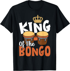 King Of The Bongo T-Shirt - T-Shirt | Black