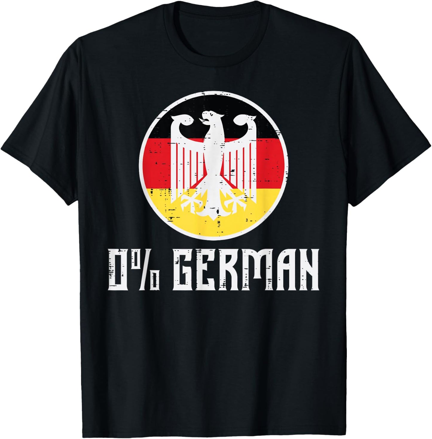 0 Percent German Eagle Oktoberfest Costume Men Women Kids T-Shirt - T-Shirt | Black