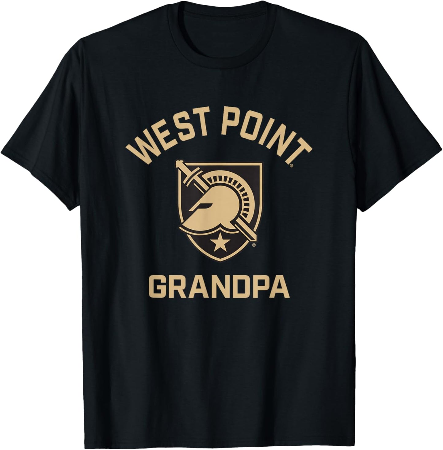 Army West Point Black Knights Arched Grandpa T-Shirt - T-Shirt | Black
