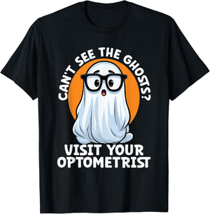 Optometry Halloween Optometrist Eye Doctor Trick Or Treat T-Shirt - T-Shirt | Black