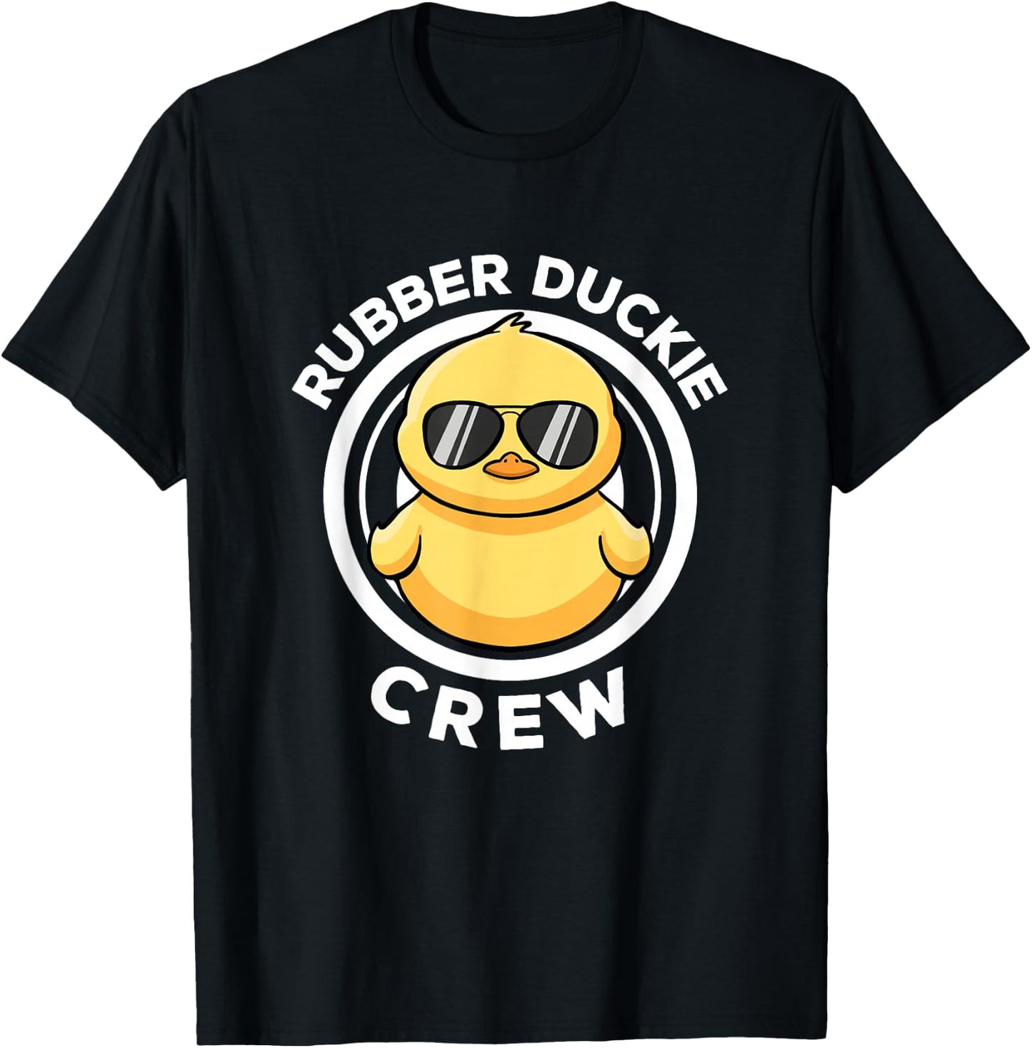 Rubber Duckie Crew I Love Ducks Lovers Funny Rubber Duck T-Shirt - T-Shirt | Black