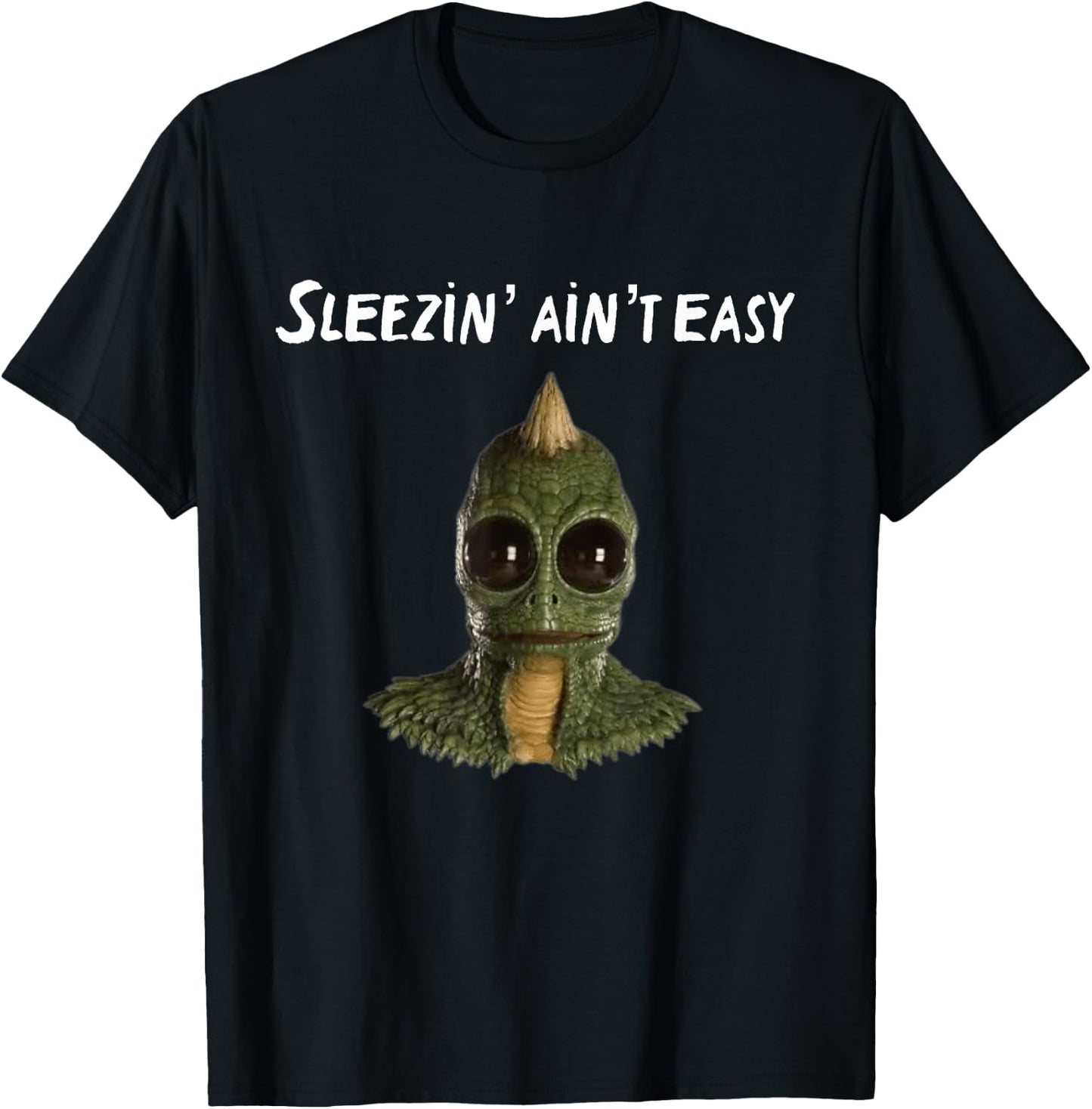 Sleezin Aint Easy Lost Land T-Shirt - T-Shirt | Black