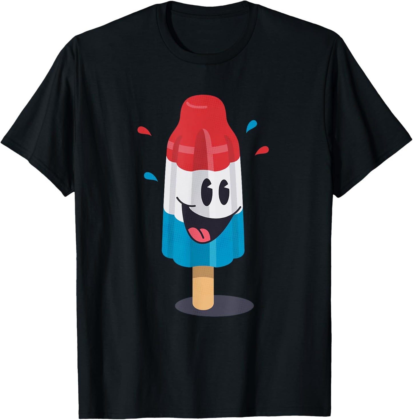 Funny Rocketpop Kawaii Ice Pop Treat Gift Men Women Kids T-Shirt - T-Shirt | Black
