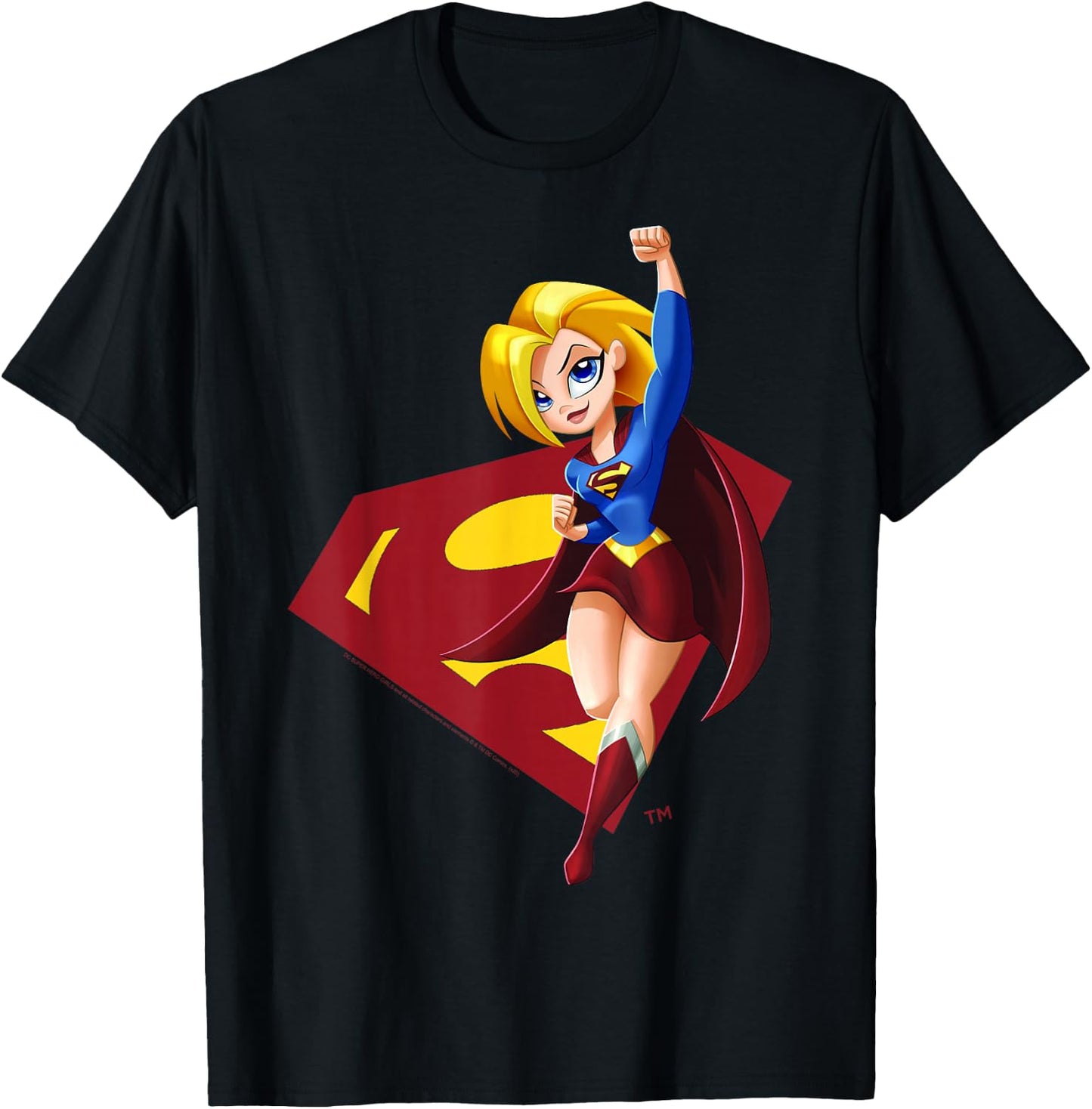 DC Comics Super Hero Girls Supergirl T-Shirt - T-Shirt | Black