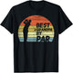 Best Grandpa By Par Golf Fathers Day Golfer Gramps Gift T-Shirt - T-Shirt | Black