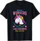 Social Workers Like Unicorn Social Worker T-Shirt - T-Shirt | Black