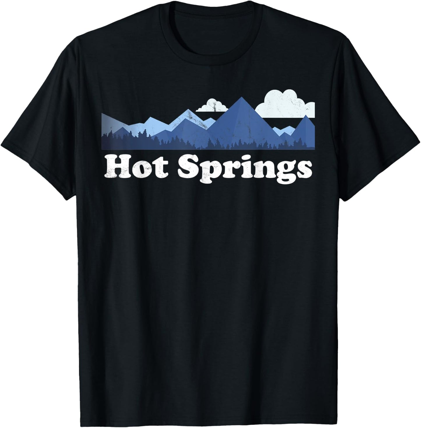 Hot Springs North Carolina Blue Ridge Mountains NC T-Shirt - T-Shirt | Black