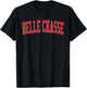 Vintage Belle Chasse LA Distressed Red Varsity Style T-Shirt - T-Shirt | Black