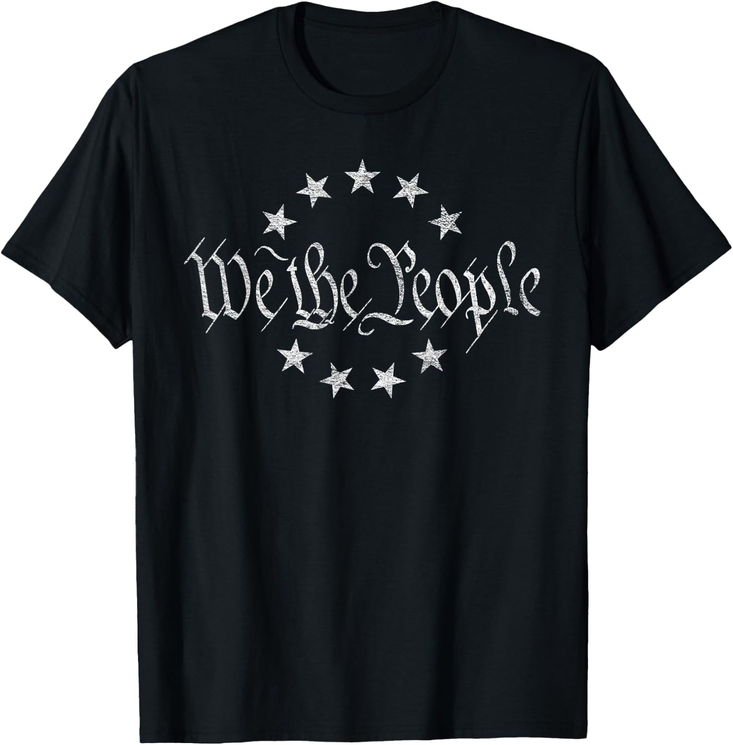 WE The People Betsy Ross Ring of Stars Liberty Freedom T-Shirt - T-Shirt | Black