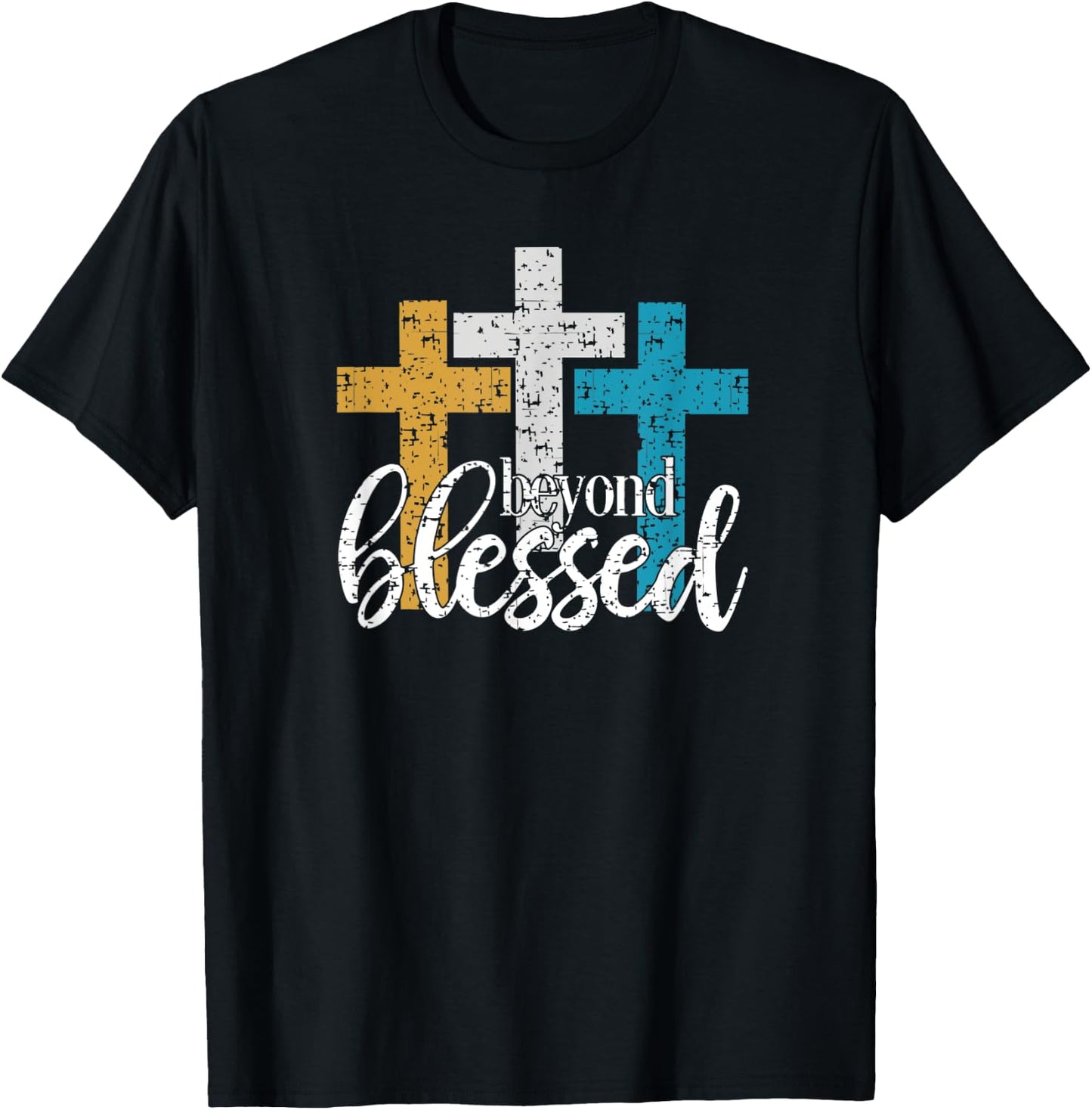 Inspirational Christian Gift those Blessed Great Easter T-Shirt - T-Shirt | Black