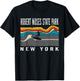 Robert Moses State Park New York Surfboard Souvenir T-Shirt - T-Shirt | Black