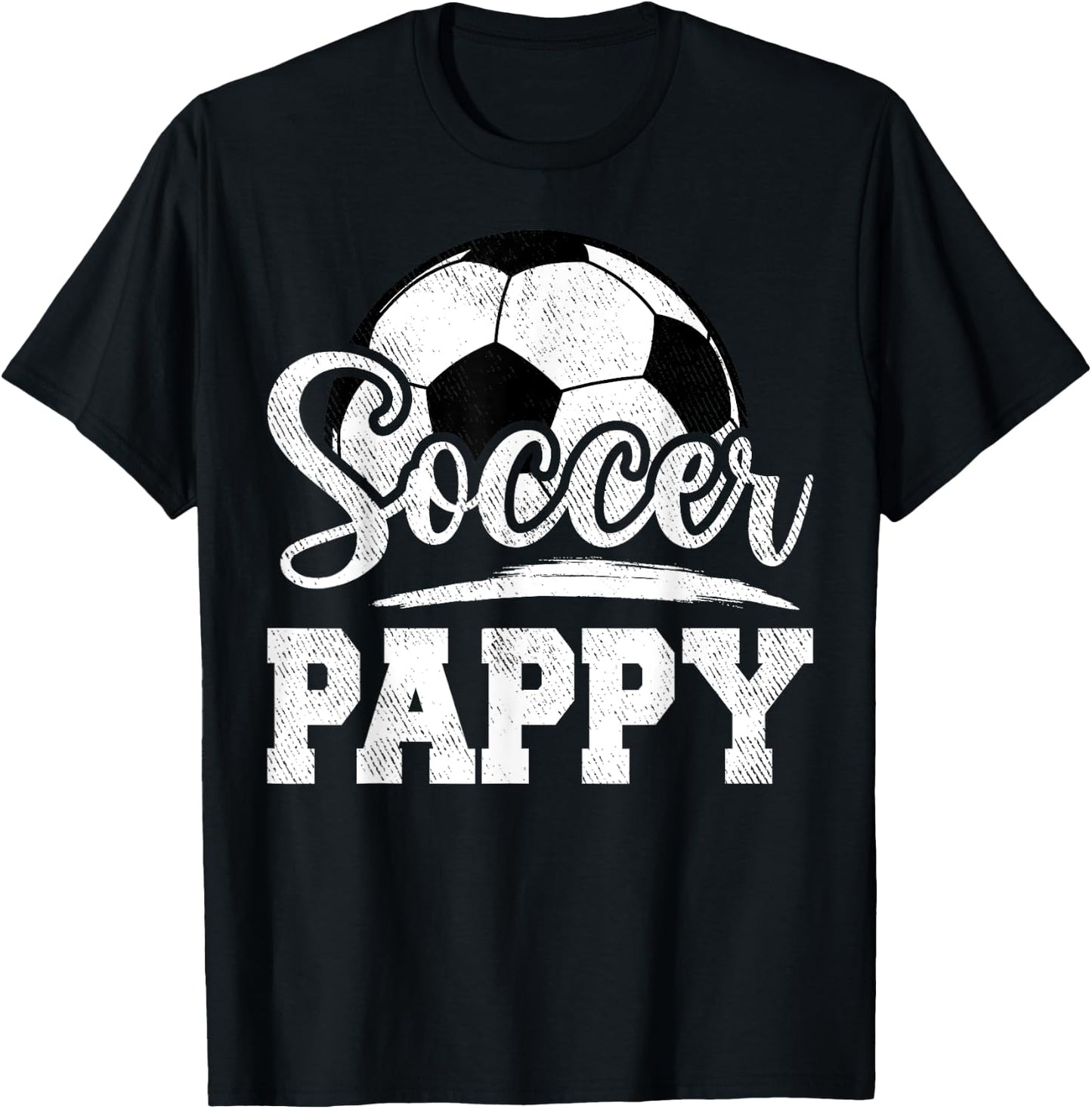 Soccer Pappy Soccer Player Game Day Father's Day T-Shirt - T-Shirt | Black