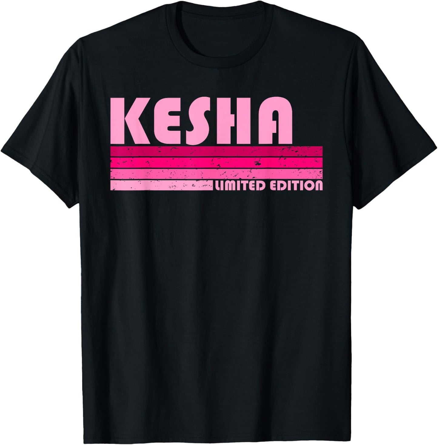 Kesha Name Personalized Retro Vintage 80s 90s Birthday T-Shirt - T-Shirt | Black