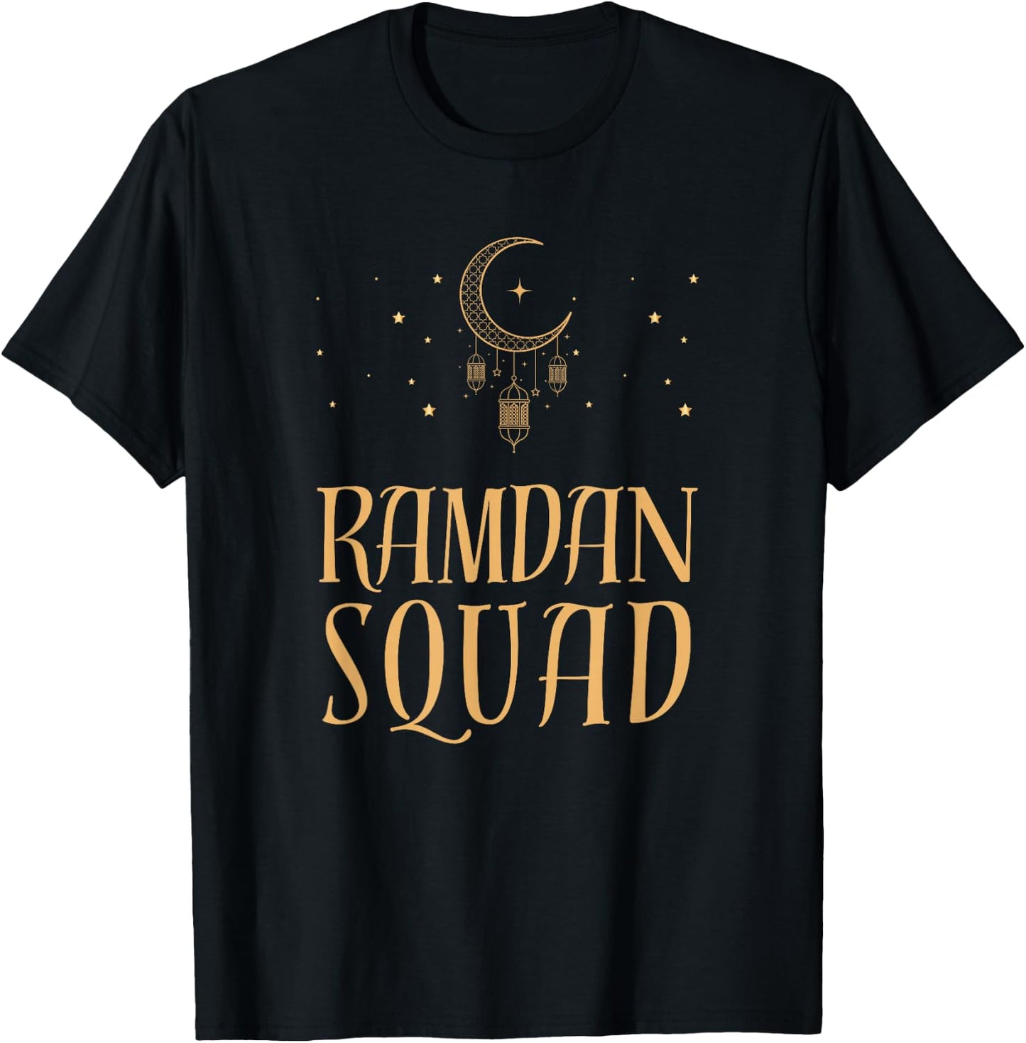 Ramadan Squad Family Group Matching Ramazan Party Pajama T-Shirt - T-Shirt | Black