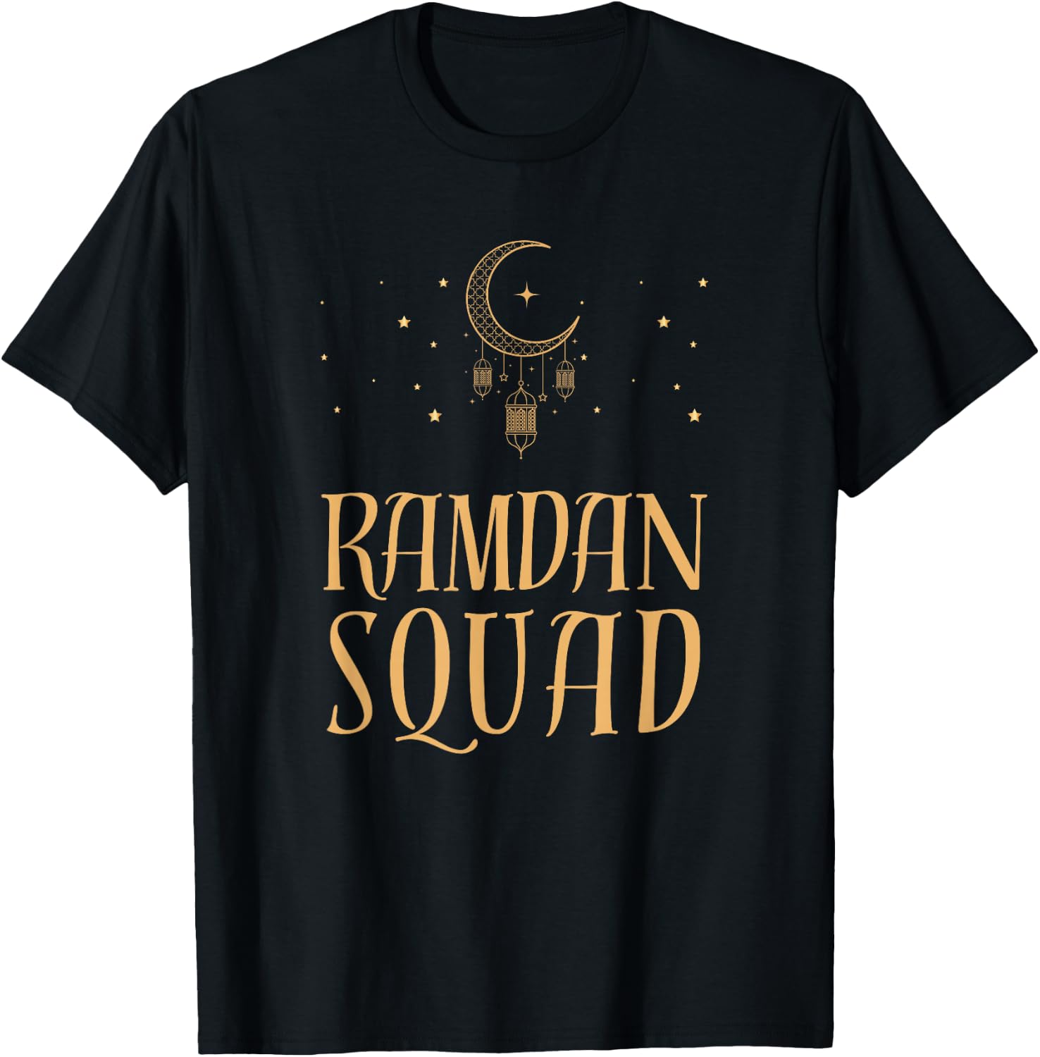 Ramadan Squad Family Group Matching Ramazan Party Pajama T-Shirt - T-Shirt | Black
