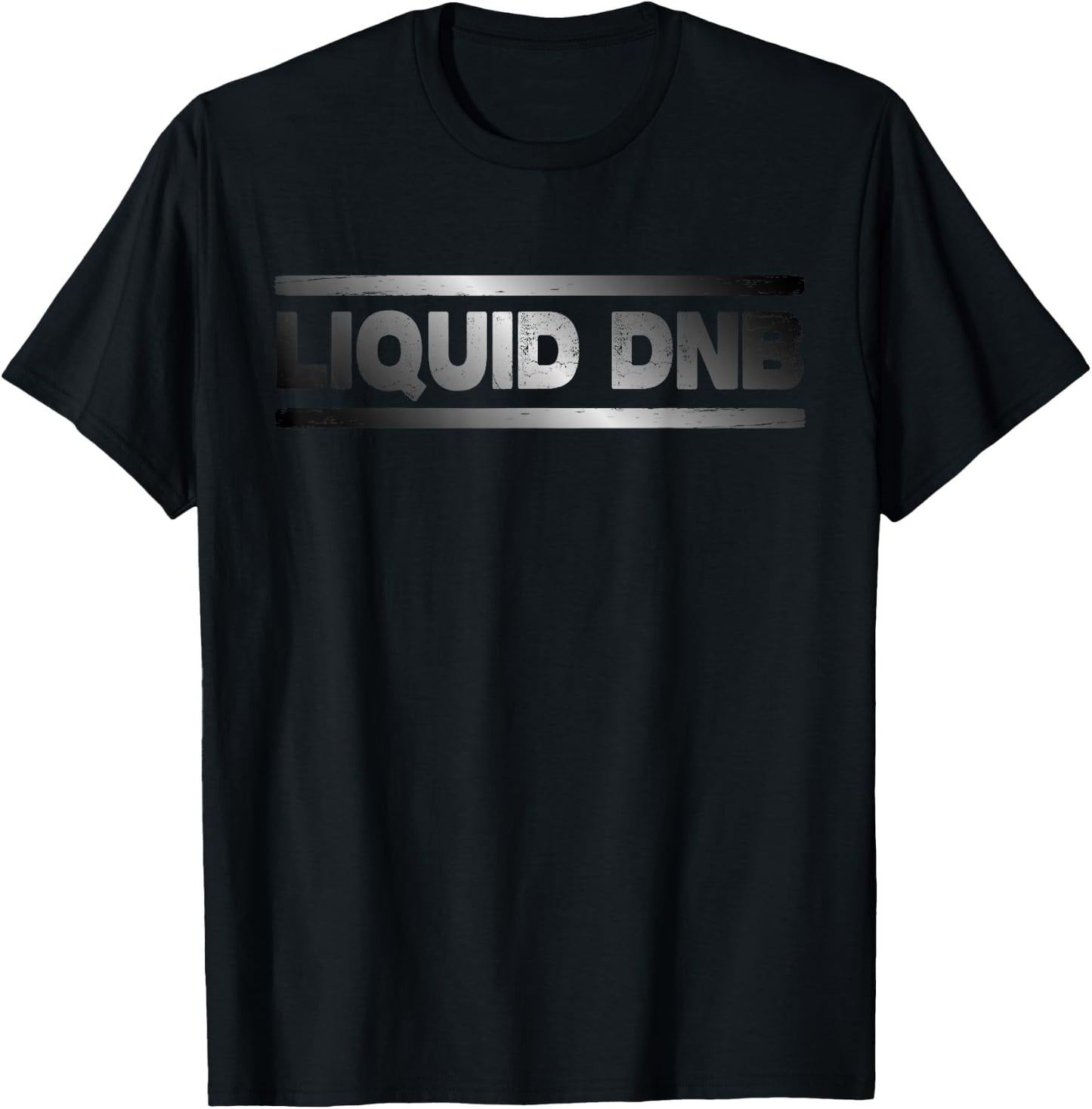 Liquid DNB Shirt Junglist Drum n Bass T-Shirt - T-Shirt | Black