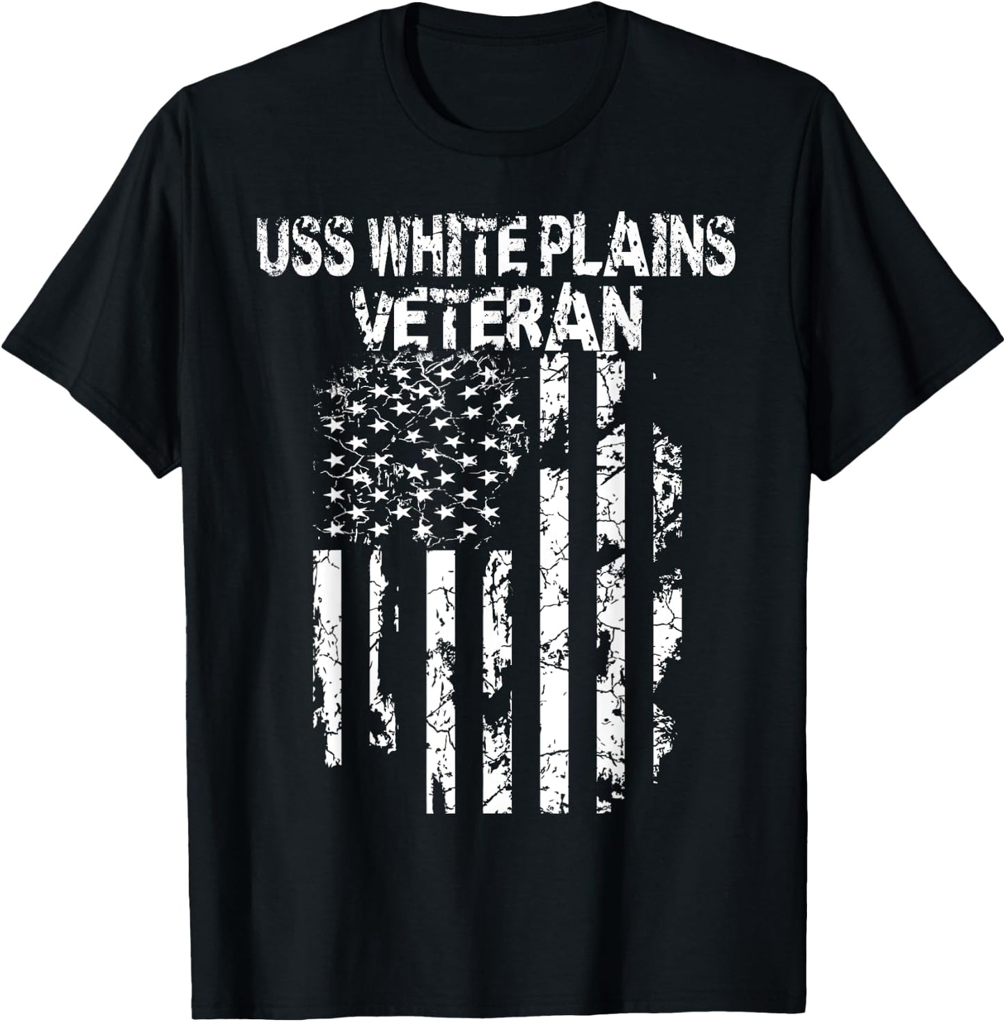 USS White Plains Veteran T-Shirt - T-Shirt | Black