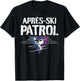 Retro 80s Apres Ski Patrol Vintage T-Shirt - T-Shirt | Black