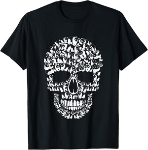 Funny Halloween Panda Bear Skull Animals Lover Costume T-Shirt - T-Shirt | Black