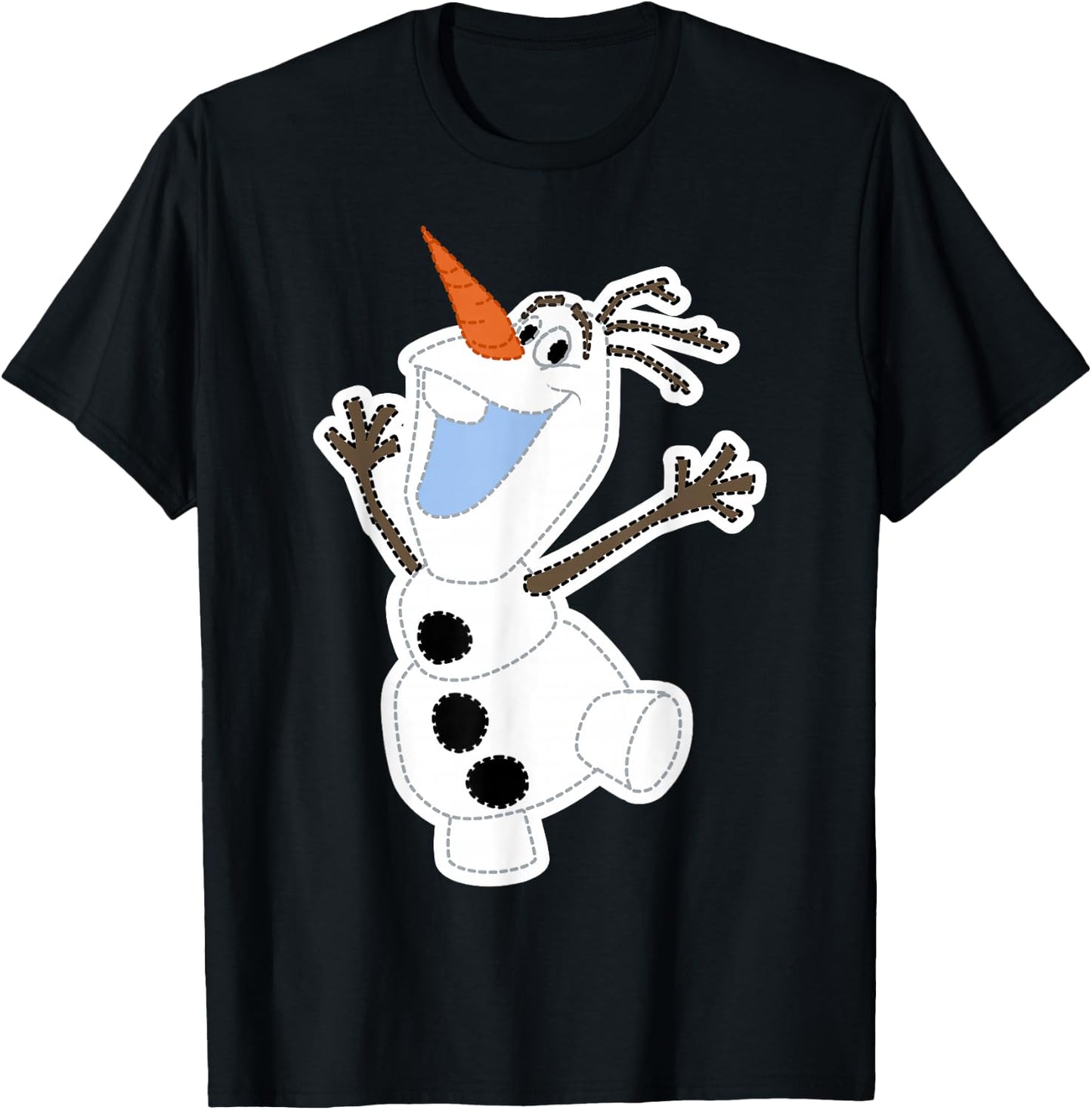 Disney Frozen Olaf Dancing Portrait T-Shirt - T-Shirt | Black
