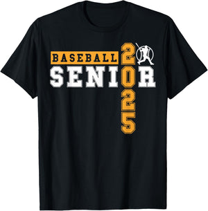 Baseball Senior Night Baseball Senior 2025 Graduation 11 T-Shirt - T-Shirt | Black