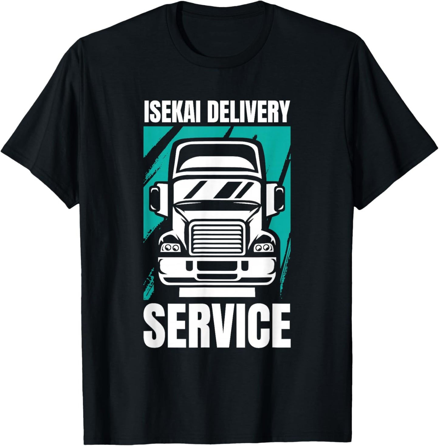 Isekai Anime Japanese Kawaii - Otaku Japan Manga Truckkun T-Shirt - T-Shirt | Black