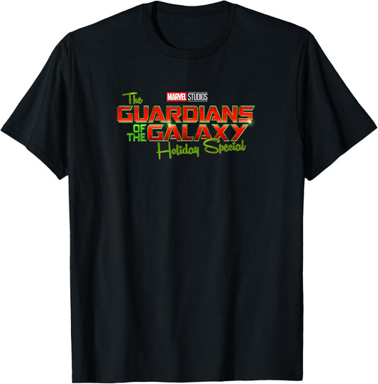 Marvel The Guardians Of The Galaxy Holiday Special Logo T-Shirt - T-Shirt | Black