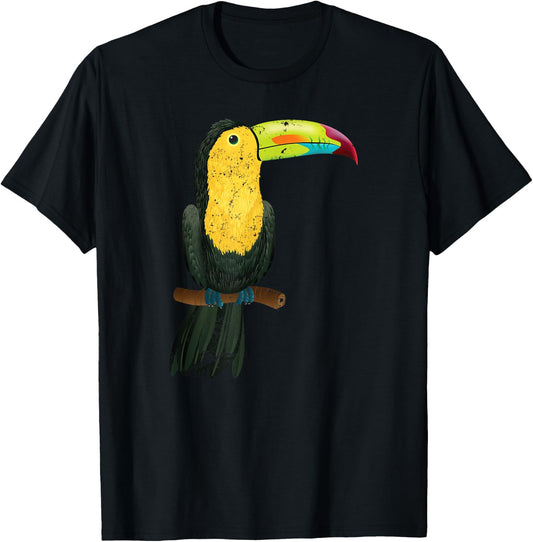 Rainforest Toucan T-Shirt - T-Shirt | Black