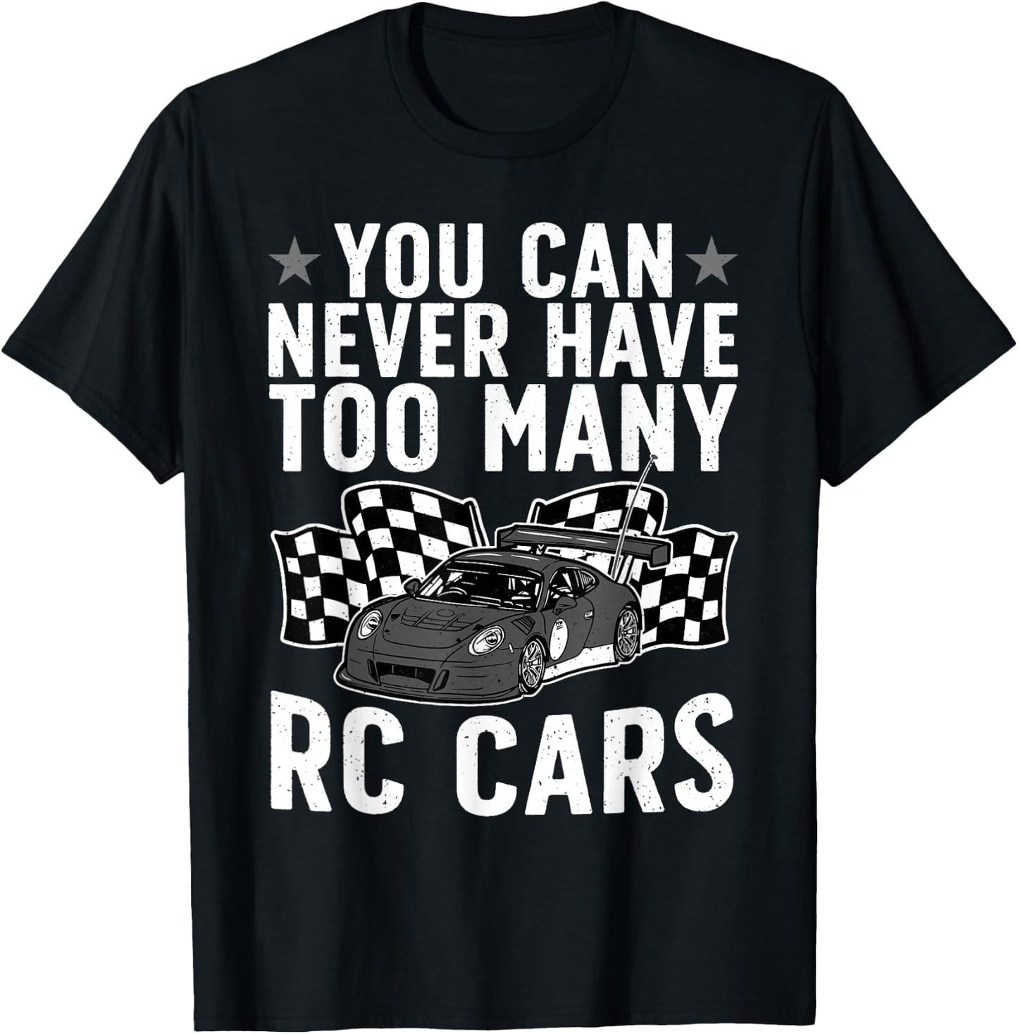 Cool RC Car Art Women Boys Girls RC Racing Lover T-Shirt - T-Shirt | Black
