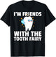 Tooth Fairy First Teeth For Girls T-Shirt - T-Shirt | Black