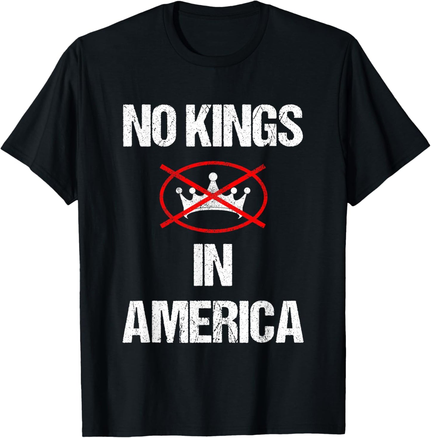 No Kings in America Supreme Court Protest T-Shirt - T-Shirt | Black