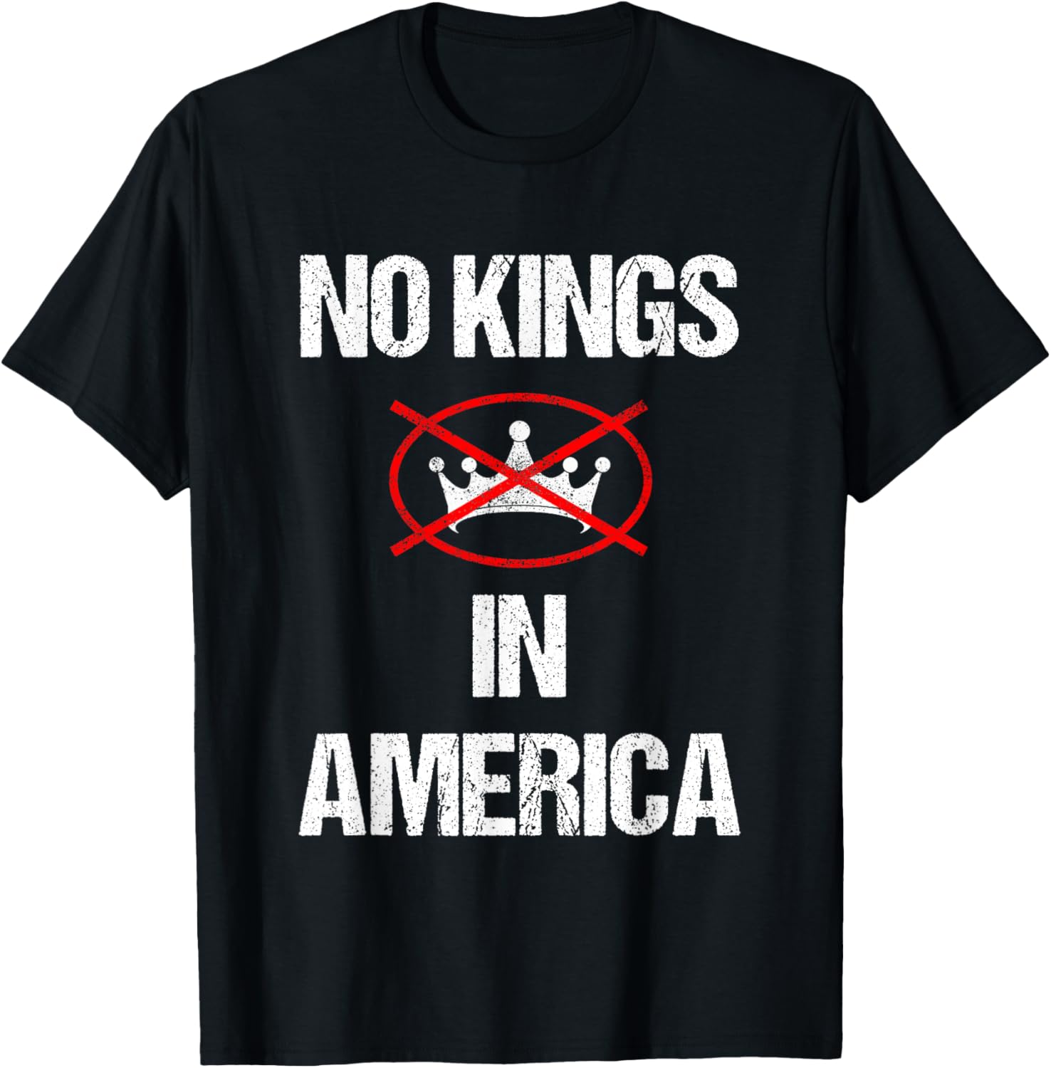 No Kings in America Supreme Court Protest T-Shirt - T-Shirt | Black