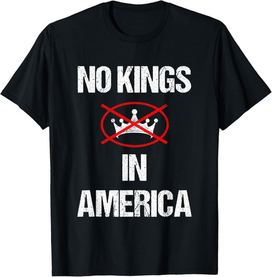 No Kings in America Supreme Court Protest T-Shirt - T-Shirt | Black