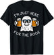 Halloween Just Here For Boos Ghost Funny Costume Men Women T-Shirt - T-Shirt | Black