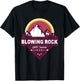 Retro Blowing Rock North Carolina NC Blue Ridge Mountains T-Shirt - T-Shirt | Black