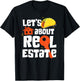 Realtor Lets Taco About Real Estate T-Shirt - T-Shirt | Black