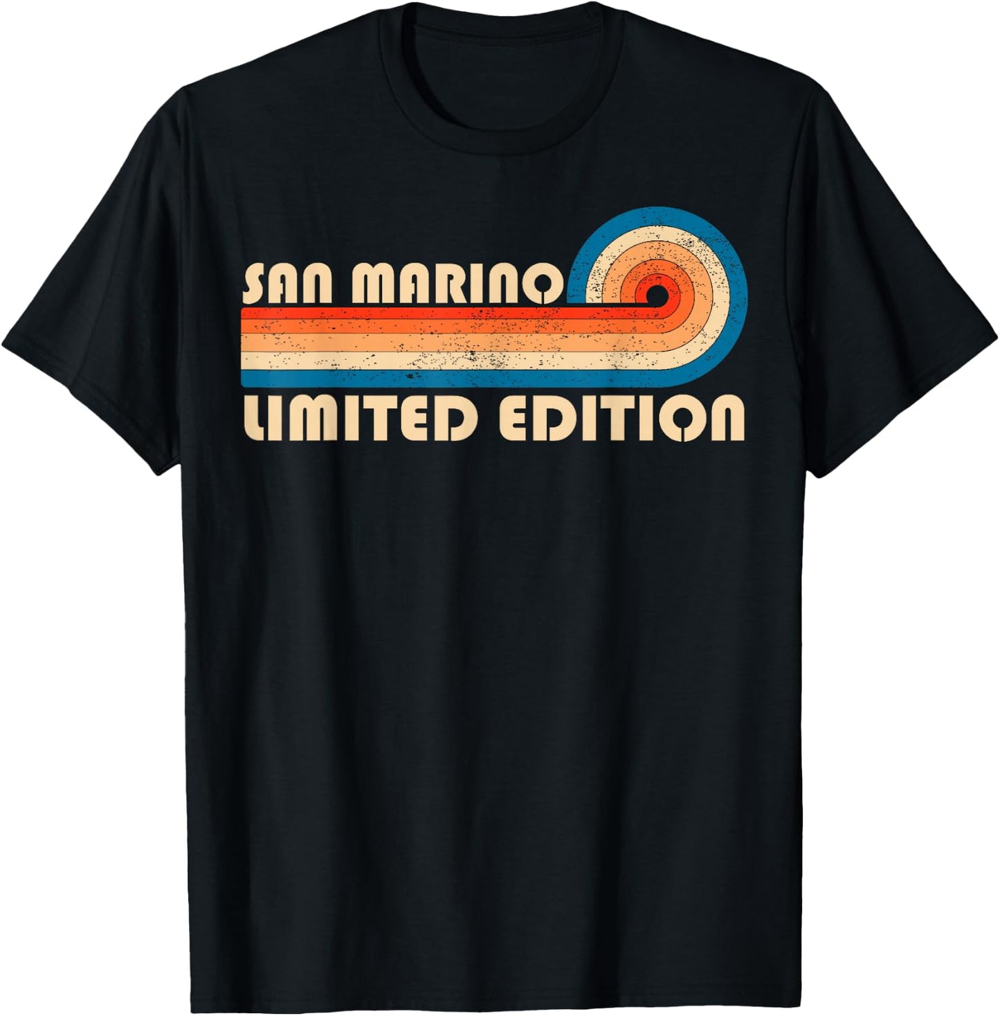 SAN MARINO Country Travel Vacation Souvenir T-Shirt - T-Shirt | Black