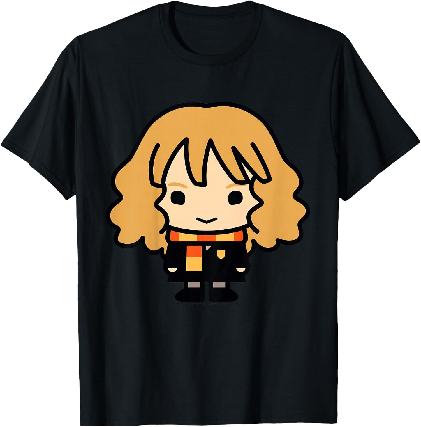 Kids Harry Potter Hermione Granger Cute Cartoon Style Portrait T-Shirt - T-Shirt | Black
