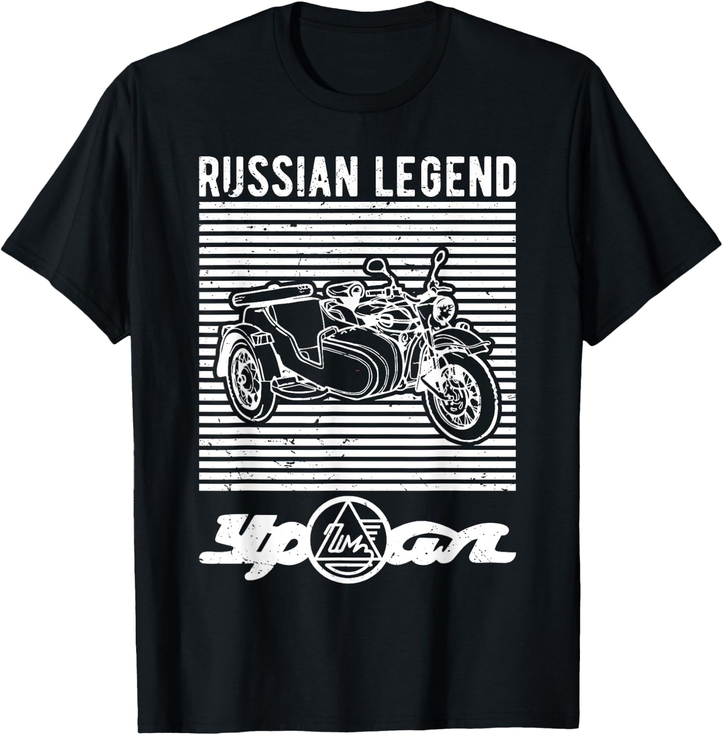 Ural Motorcycle Offroad Motorcycle Rider T-Shirt - T-Shirt | Black